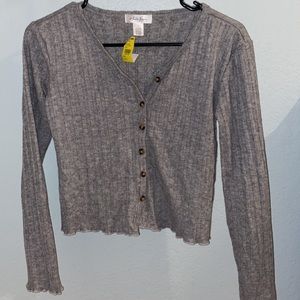 Button up sweater